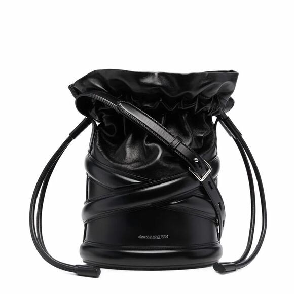 ALEXANDER MCQUEEN The Soft Curve leather bucket bag - Picture 1 of 9